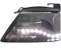 Front lamps TRUE DRL BLACK fits AUDI A4 B8 04 08 11 EAN GTIN 8720161074307