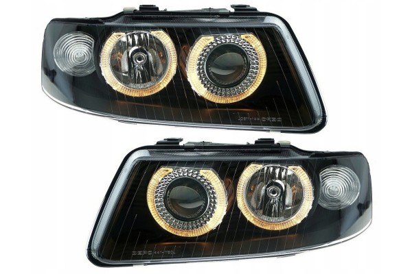 AUDI A3 8L LIFT 00 03 HEADLIGHTS RING DEPO BLACK