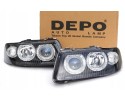 AUDI A3 8L LIFT 00 03 HEADLIGHTS RING DEPO BLACK Catalog number of the part PRZEC_LPAU22