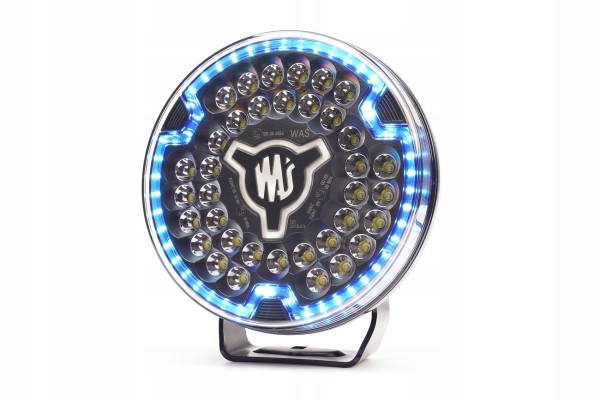 LED front lamp with blue blade W268 14000lm 12 24V 2308BLACK