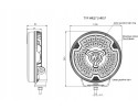 Luz LED Frontal de Advertencia con Luz Azul W268 14000lm 12-24V 2308BL