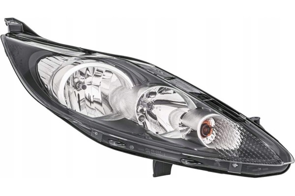 Hella 1EJ 247 045 321 Headlight Ford Fiesta VI Attention cracked hitch Part manufacturer Hella