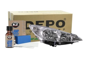 HEADLAMP PEUGEOT 308 I 09 07 10 14 PR CHROME Catalog number of the part 550 1144RMLD EM