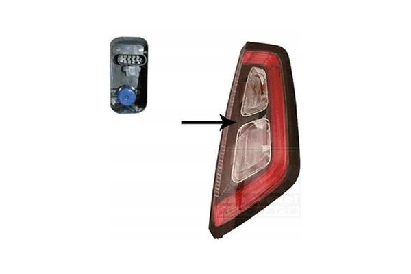 Rear Lamp Combined Right VAN WEZEL 1619924 for FIAT PUNTO EVO 199 PUNTO