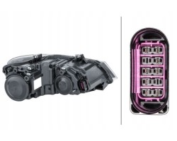HEADLAMP LAMP LEFT WITH MOTOR FOR ADJUSTMENT