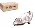 HEADLIGHT OPEL ZAFIRA 07 LAMP OPEL ZAFIRA B 05 15 LEFT HEADLIGHT Part manufacturer Depo