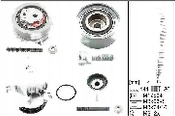 TIMING SET WATER PUMP 530 0463 30 INA AUDI Packaging status original