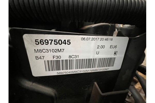 Motor Completo BMW B47D20a 2.0 Diésel 190 CV para F10 F20 F30 F32 F33