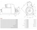 STARTER AS PL S3027 Quality of parts according to GVO Q original with factory logo OEM OES
