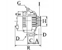 ALTERNATOR 114752 HC CARGO Catalog number of the part F032114752