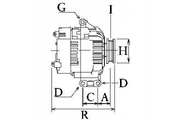 ALTERNATOR 114752 HC CARGO Catalog number of the part F032114752