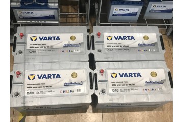 Battery Varta C40 12V 240Ah 1200A EFB Catalog number of the part 740500120E652