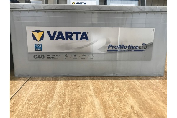 Battery Varta C40 12V 240Ah 1200A EFB Polarity left