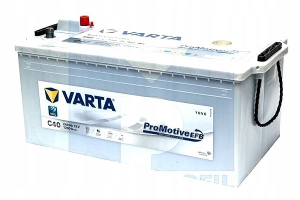 Battery Varta C40 12V 240Ah 1200A EFB Inrush current EN 1200 A