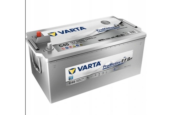 Battery Varta C40 12V 240Ah 1200A EFB Width 276 mm