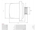 ALTERNATOR 180A A0626S AS PL BMW ROLLS ROYCE 7 Car type passenger cars