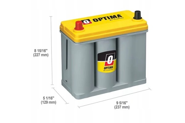OPTIMA 38AH 460A YELLOW 8711760008882 VAR BATTERY Part manufacturer Varta