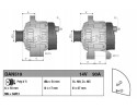 ALTERNATOR BMW FIAT LANCIA Catalog number of substitutes Airstal 20 0088 BV PSH 505 560 090 050 BV PSH 505 560 090 262 BV PSH 50