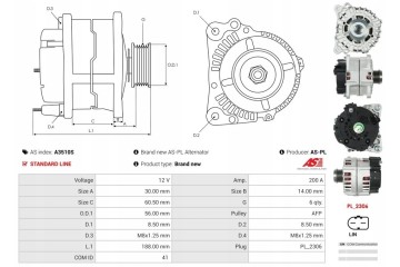 New Alternator AUDI A6 C7 4G2 4GC 3 0 TDI AUDI Q5 8RB 3 0 TDI quattro Version European