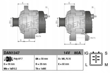 A6025 AS PL ALTERNATOR EAN GTIN 5901259406443
