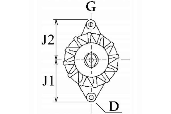 New alternator KIA K2500 2 5 TCi Pregio 2 5 Diesel Catalog number of substitutes BV PSH 255 606 075 120 BV PSH 255 606 075 340 W