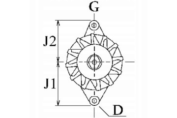 New alternator KIA K2500 2 5 TCi Pregio 2 5 Diesel Catalog number of substitutes BV PSH 255 606 075 120 BV PSH 255 606 075 340 W