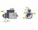 Starter BOSCH 0 986 023 120 Catalog number of the part 0 986 023 120
