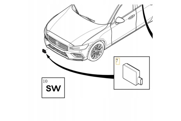 ACTIVE RADAR CRUISE CONTROL VOLVO S90 S60 V90 V60 XC60 XC90 2023 OE 32410079 Version European