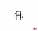 Alternador AS-PL A5042 para Nissan X-Trail 2.2DCI 03-