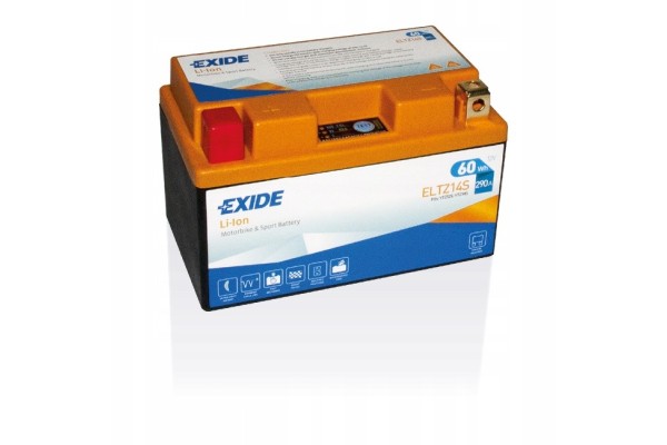 Rechargeable battery EXIDE Li Ion Lithium ELZ14s 12V 60Wh 290A Quad Motorcycle