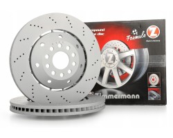 Drilled Disc Zimmermann Formula Front Audi A8 D4 SQ5 380 mm