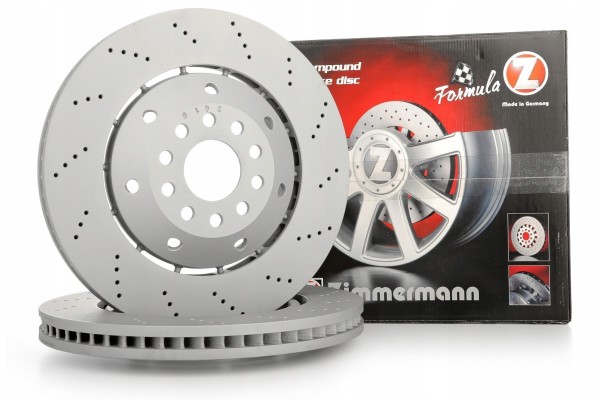 Drilled Disc Zimmermann Formula Front Audi A8 D4 SQ5 380 mm