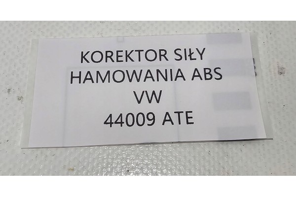 NEW ABS BRAKE FORCE CORRECTOR VOLKSWAGEN SKODA AUDI 44009 Quality of parts according to GVO Q original with factory logo OEM OES