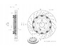 FRONT BRAKE DISC Floating FRONT MERCEDES BENZ Part manufacturer Brembo