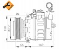 Compresor de aire acondicionado VW 7SBU16C NRF 32111