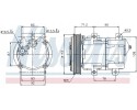 COMPRESSOR AIR CONDITIONING COMPRESSOR 89059 NISSENS Quality of parts according to GVO Q original with factory logo OEM OES