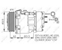 COMPRESSOR AIR CONDITIONING COMPRESSOR 32198 NRF CITROEN Packaging status original