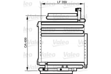 CONDENSER AIR CONDITIONING COOLER 814288 VALEO AUDI Packaging status original