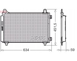 AIR CONDITIONING CONDENSER DENSO DCN21034