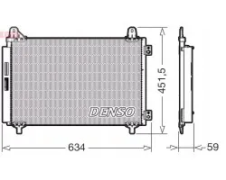 Condensador de aire acondicionado Denso DCN21034