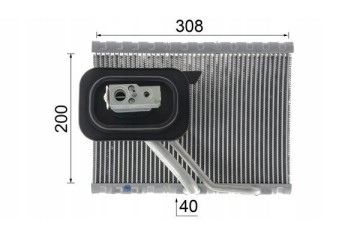Evaporator air conditioning MAHLE AE 127 000P Version European