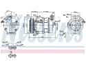 COMPRESSOR AIR CONDITIONING COMPRESSOR 89397 NISSENS Car type cargo vans passenger cars