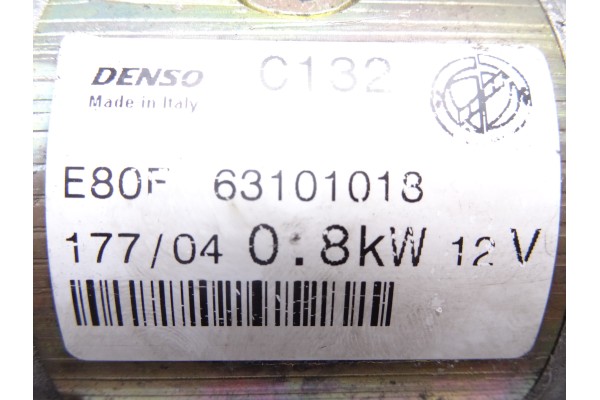 63101018 MOTOR ARRANQUE FIAT II PUNTO (188) BERLINA 1.2 Classic Natural Power 2004 63101018 210873 FIAT - 4