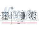 Air conditioning compressors NISSENS 89061 compressors Part manufacturer Nissens