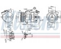 COMPRESSOR AIR CONDITIONING COMPRESSOR 890138 NISSENS Product weight with unit packaging 11 kg