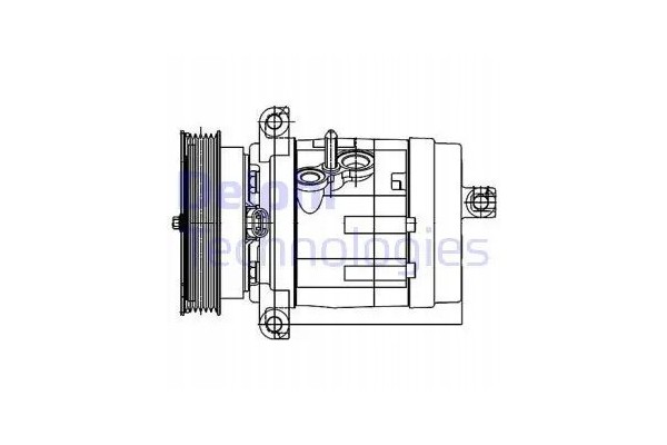 COMPRESSOR AIR CONDITIONING COMPRESSOR TSP0155984 DELPHI Packaging status original