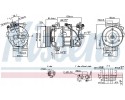 COMPRESSOR AIR CONDITIONING COMPRESSOR 890126 NISSENS Product weight with unit packaging 11 kg