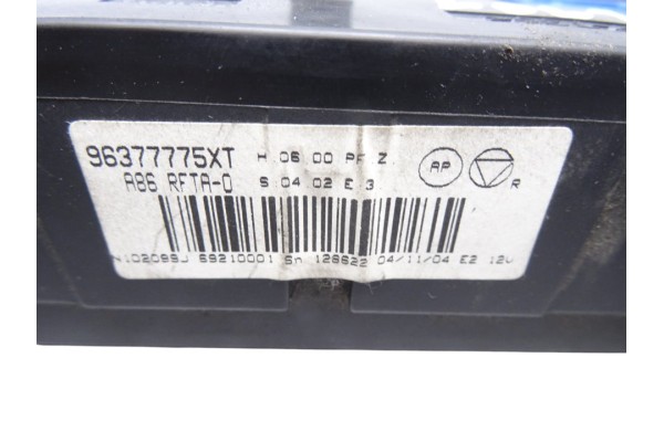 96377775XT MANDO CLIMATIZADOR CITROEN C3 1.4 HDi 16V Exclusive 2004 96377775XT 212901 CITROEN - 1