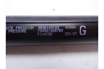 9836143180 AMORTIGUADORES MALETERO / PORTON PEUGEOT 308 (P5) ACTIVE PACK 2022 9836143180 208921 PEUGEOT - 1