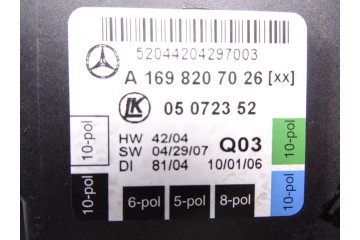 A1698207026 MODULO ELECTRONICO MERCEDES-BENZ CLASE A (BM 169)